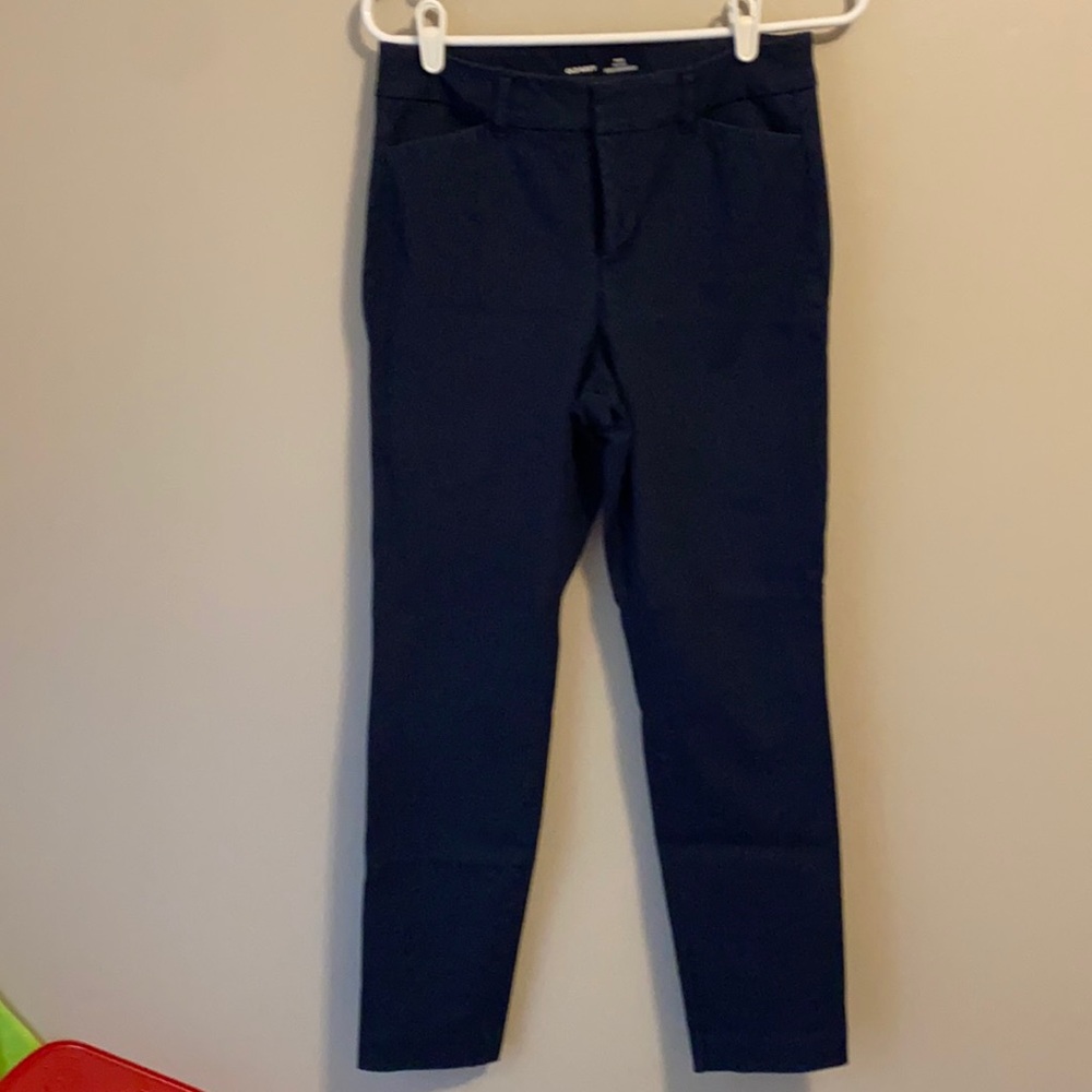 Navy pants.